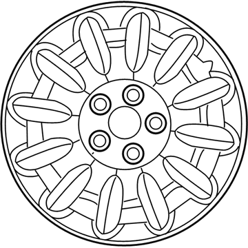 Dodge 4726256AA Wheel Cover