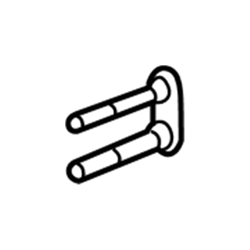 Dodge 55077696AA Support Lower Retainer