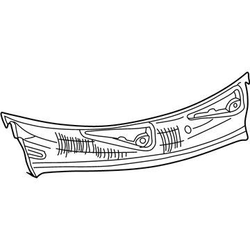 Jeep 55155355AD Cover - Cowl Grille