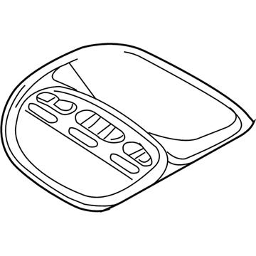 Dodge 5093415AA Dome Lamp Lens