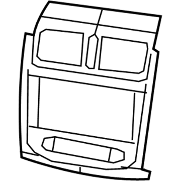 Dodge 1SR071X9AC Center Bezel