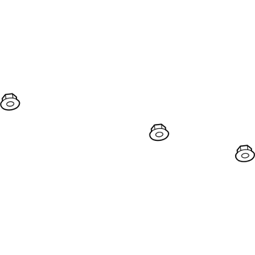 Chrysler 6104717AA Catalytic Converter Nut