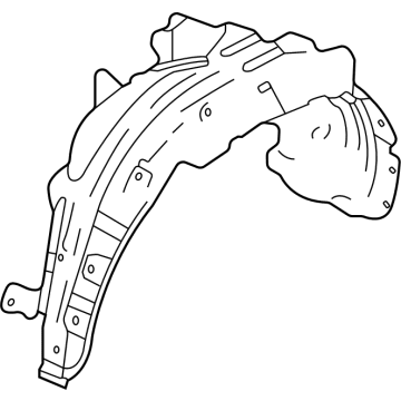 Dodge 68606871AA Wheelhouse Liner