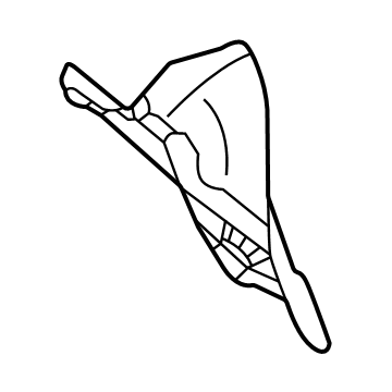 Dodge 68610034AA Tail Lamp Pocket