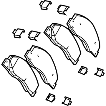 Ram 68049148AA Brake Pads