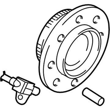 Ram 68185437AE Hub & Bearing