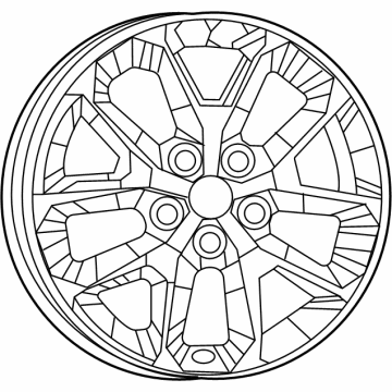 Chrysler 4755555AA Wheel, Alloy