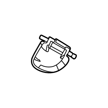 Mopar 1WP27TX7AA Grip Handle Rear Cover, Black