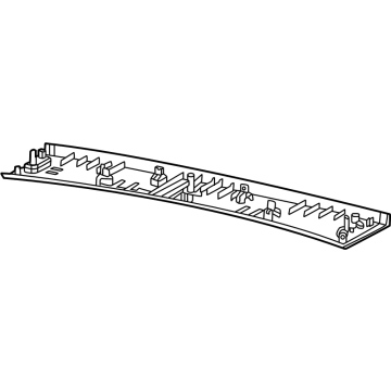 Mopar 7KQ75TX7AB Molding - Rear Header Mopar 7KQ75TX7AB Molding - Rear Header