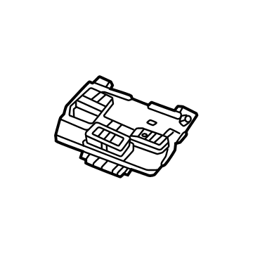 Mopar 6UT58TX7AA Reading Lamp Lens Bezel, Black, Upper