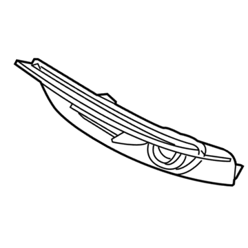 Mopar 68082052AB Lamp Cover, Chrome/Gray, Front Passenger Side Mopar 68082052AB Lamp Cover, Chrome/Gray, Front Passenger Side