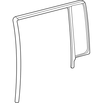 Jeep 68434556AH Glass Run