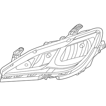 Chrysler Pacifica Headlight - 68228945AH