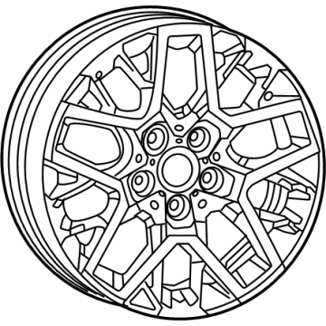 Jeep 68589008AB Wheel, Alloy