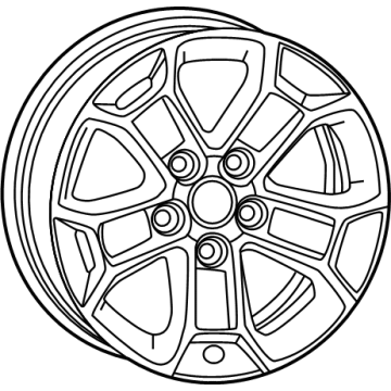 Jeep 4755592AA Wheel, Alloy