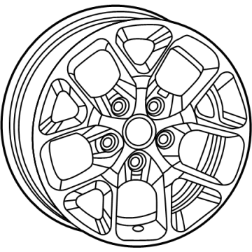 Jeep 4755602AA Wheel, Alloy