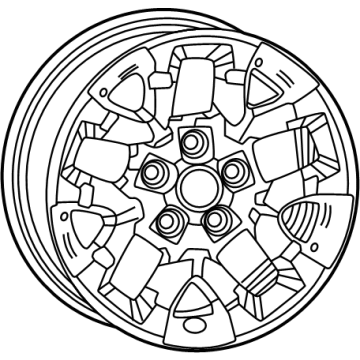 Jeep 4755566AA Wheel, Alloy