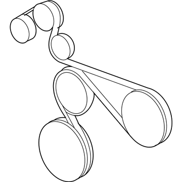 Jeep 4892791AA Serpentine Belt