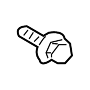 Dodge 6104140AA Inner Tie Rod Screw