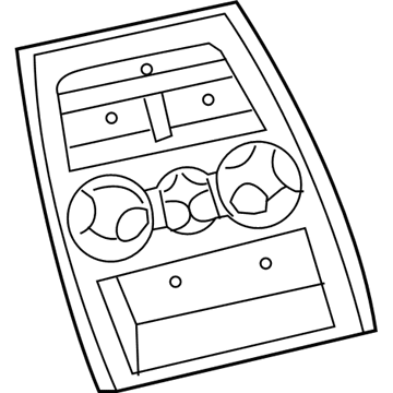 Dodge 1BP55XDHAB Bezel