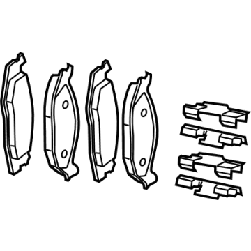 Jeep 68531132AA Brake Pads