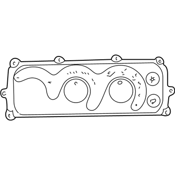 Chrysler 4698198AC Heater Control