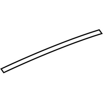 Mopar 68285793AG Upper Molding, Rear Driver Side