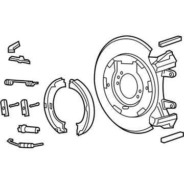 Jeep 68466362AA Backing Plate