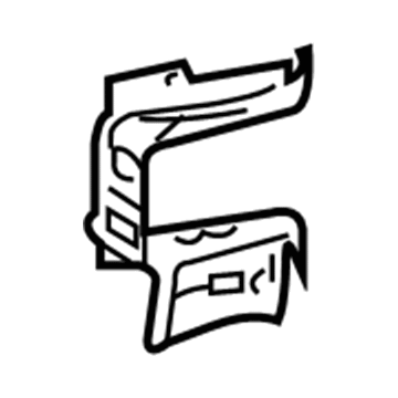 Dodge 68008530AA Inner Lock Pillar