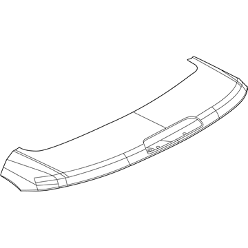 Jeep 6VX76TZZAB Spoiler