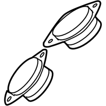 Chrysler 68423672AA Instrument Panel Speaker