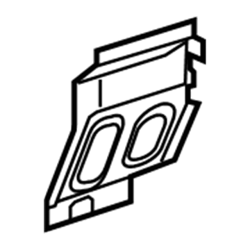 Ram 68134082AA Lower Pillar Reinforcement