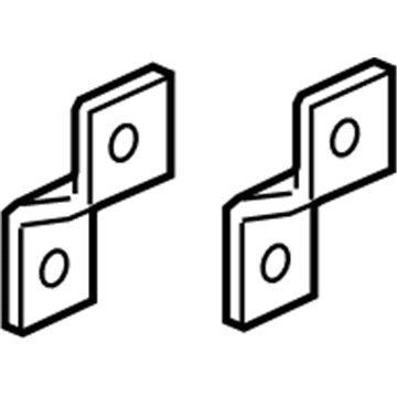 Jeep 55078100AA Bumper Bracket