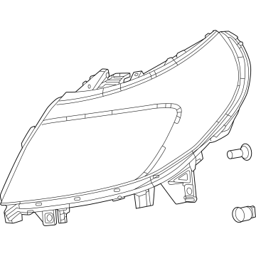 Ram 68516022AB Headlamp Assembly