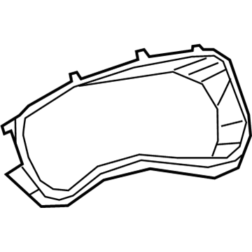 Ram 6YS61LC5AA Cluster Bezel