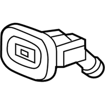 Jeep Windshield Washer Nozzle - 68015003AA