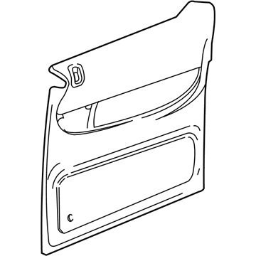 Dodge RU121L5AC Door Trim Panel