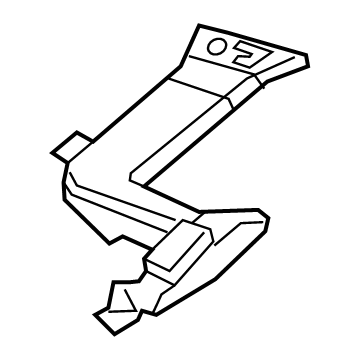 Jeep 68253894AB Floor Duct