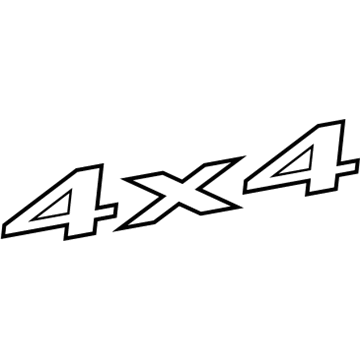 Jeep 55157091AD Nameplate