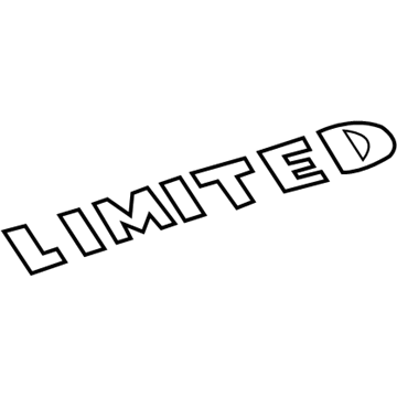 Jeep 55157090AD Nameplate