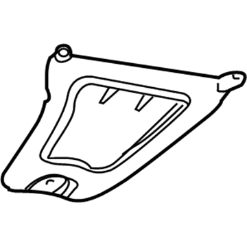 Dodge 4809511AC Vapor Canister Bracket