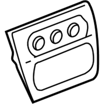 Chrysler SZ20AAAAE Center Bezel