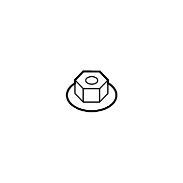 Dodge 6101968 Lower Track Nut