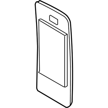 Mopar 5103757AA Mirror Glass, Front Passenger Side