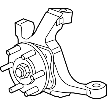 2000 Dodge Viper Steering Knuckle - 4709304