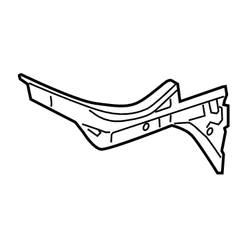 Mopar 5112885AG Trough, Rear Driver Side Mopar 5112885AG Trough, Rear Driver Side