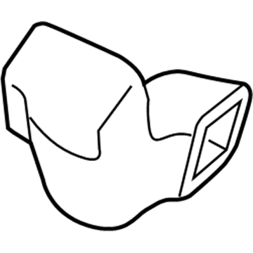 Jeep 5012722AD Floor Duct