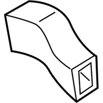 Jeep 5012722AD Floor Duct