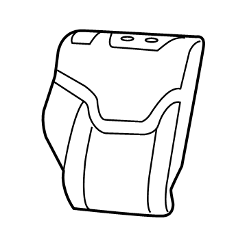 Jeep 6SF72PXRAA Seat Back Cover