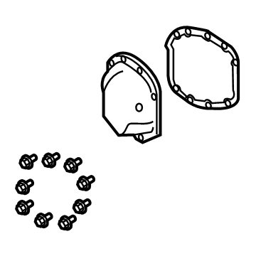 Jeep Wrangler Differential Cover - 68464903AA